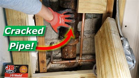 how to repair cast iron pipe